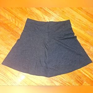 Athleta Black Ponte Twill A-Line Circle Skirt With Zipper Pocket Size 4